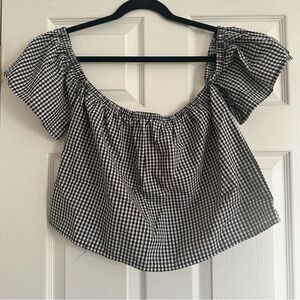 Gingham Picnic Top